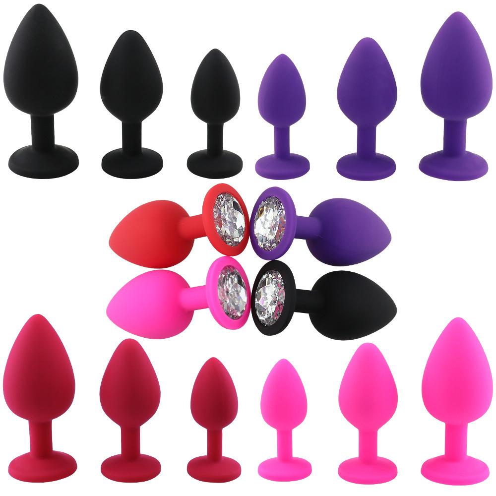 Silicone Big Butt Plug Anal Sex Toys Dildo Masturbador Anus Beads Silicone Anal Butt Plug For Mem For Women