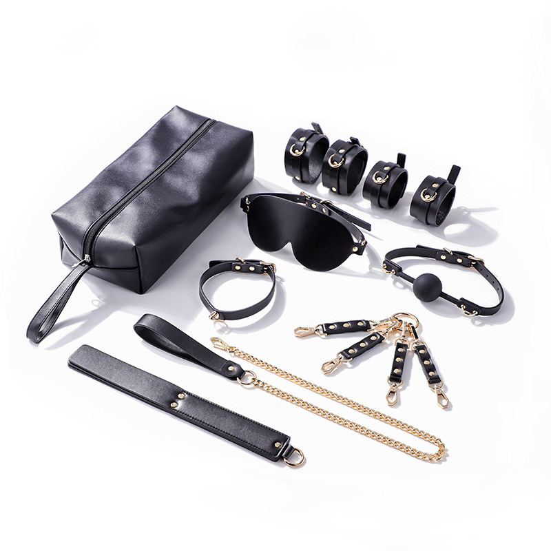 Sm Bondage Sex Toy Products Set Pu Handcuffs Sexy Restraints Couples Erotic Adult Games Bdsm Toys Bondage Gear Role Play Set