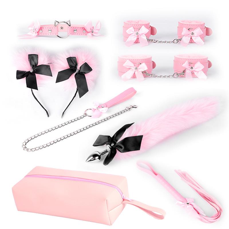 High Quality Pvc Bed Bondage Sets Adult Fetish Sm Products Couple Bondage Gear B Sets For Fun