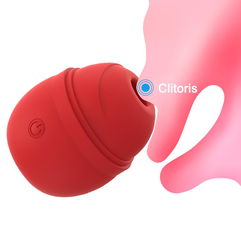  Egg Shape Sucking And Blowing Vibration Dual Purpose Nipple And Clitoris Stimulation Powerful Vibrator Sex Toys