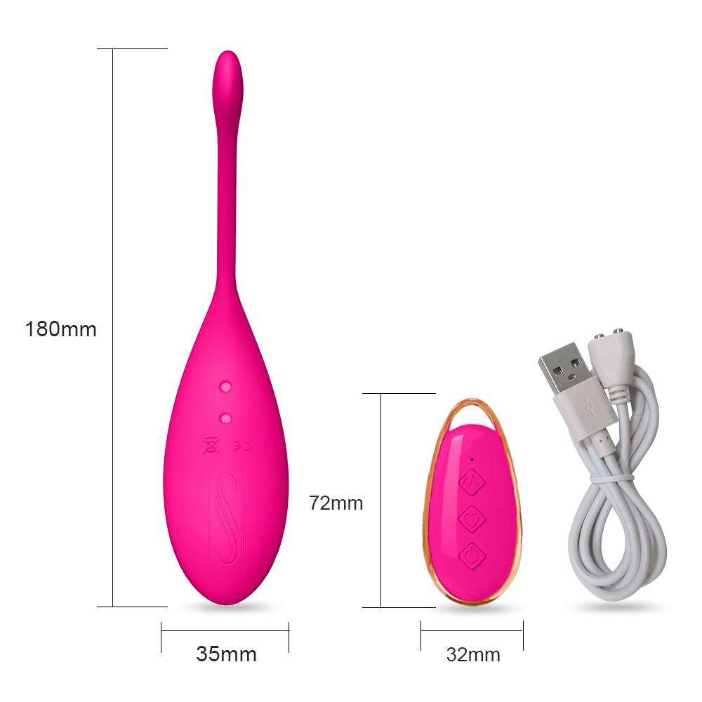 Factory Wholesale Remote Control 12 Vibration Modes Love Egg Vibrator G-spot Stimulator Massager For Women