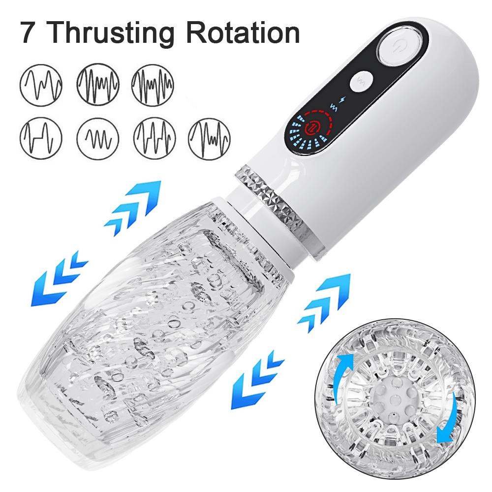 Wholesale Factory Electric Men Masturbation Cup Rotation Male Masturbator For Man Vibration Masturbation Toys