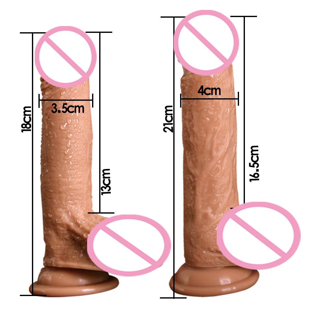 Best Price Soft Liquid Silicone Skin Feeling Realistic Dildo For Women Pussy Masturbate