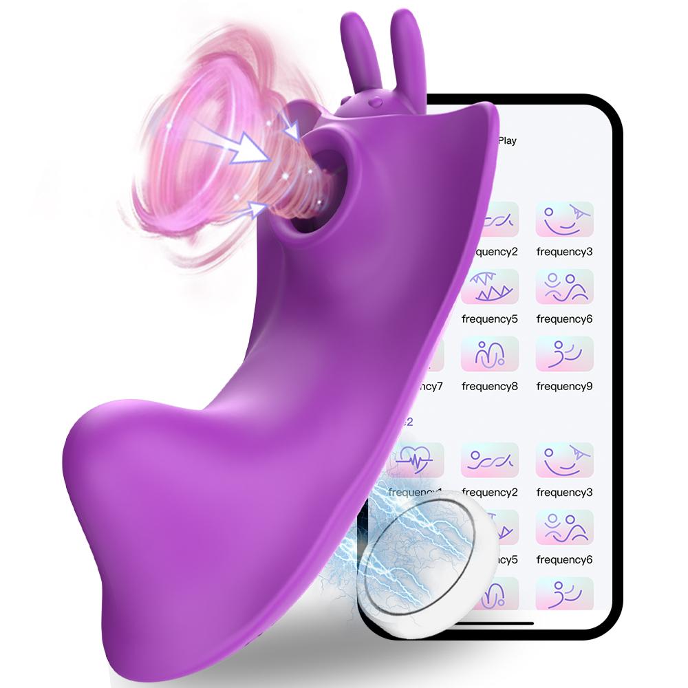 Wireless Clitoris Vibrator For Women App Remote Control Butterfly Vibrating Masturbator Wearable Clit Vagina Stimulator