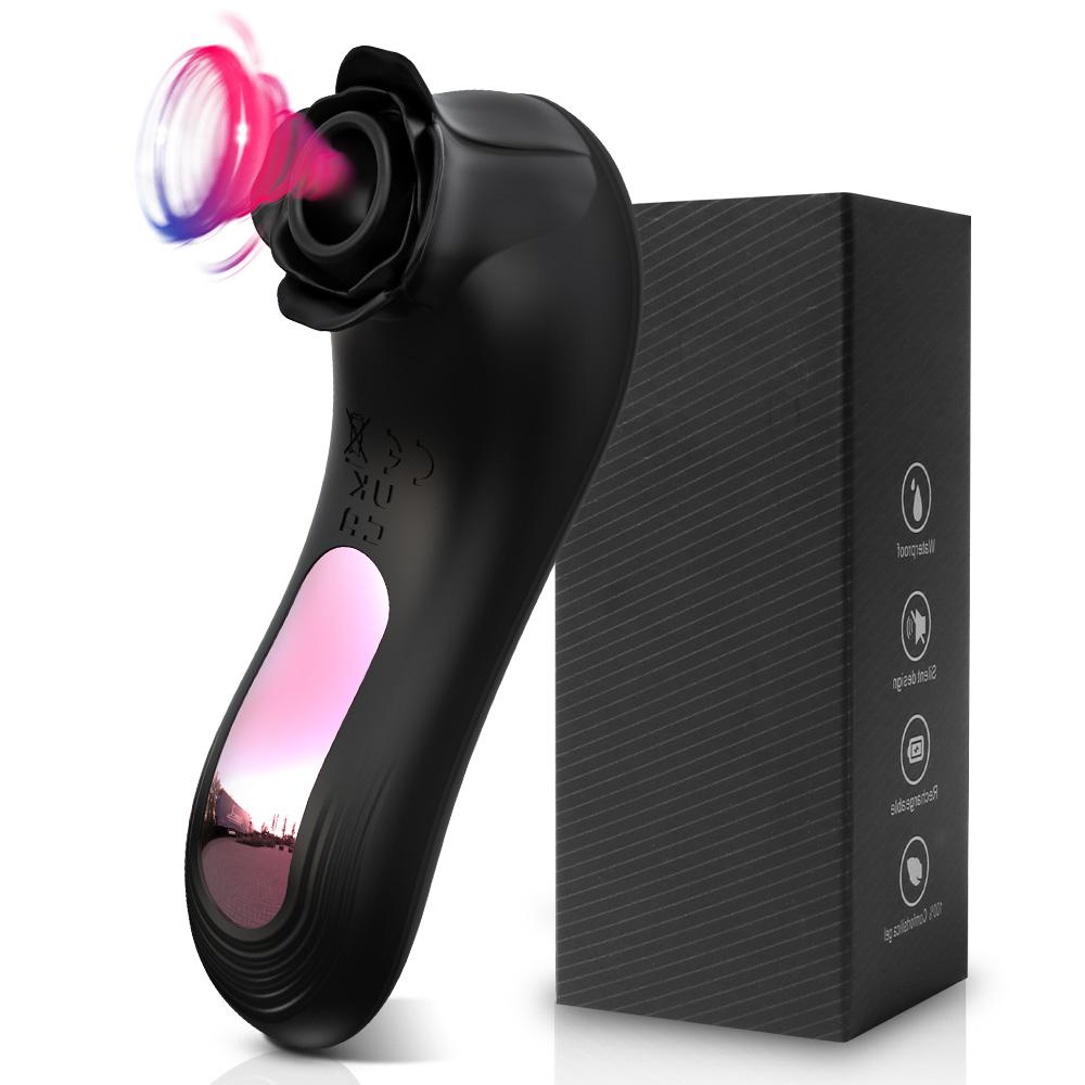 New Design Rose Vibrator For Women Sucker Clitoris Massager Female Nipple Vagina Stimulator Couple Sex Toys Masturbator Product