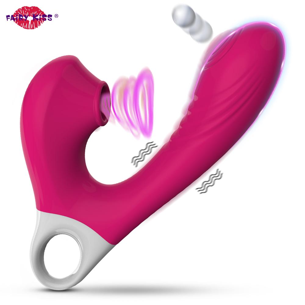 New Silicone Remote Control Waterproof Dildo G Spot Stimulation Massager Suck On The Clitoral Vibrator For Women