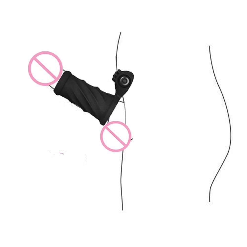 New Silicone Penis Ring Vibrator Cock Enlargement For Men Delay Ejaculation