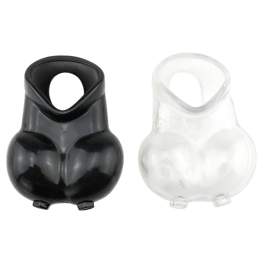 Reusable Scrotum Bondage Penis Rings Restraint Delay Ejaculation Chastity Cage Cock Sleeve Sex Toys For Men Adult Products