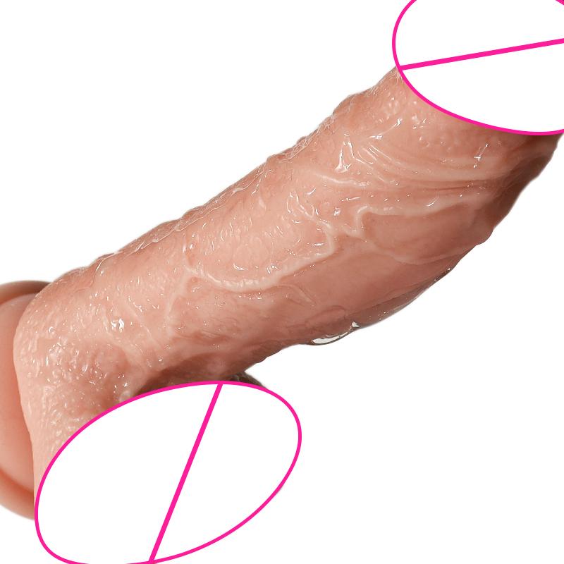 Hot Selling Pvc Material Dildo Sex Toys For Men And Women Adult Sex Toys Masturbators