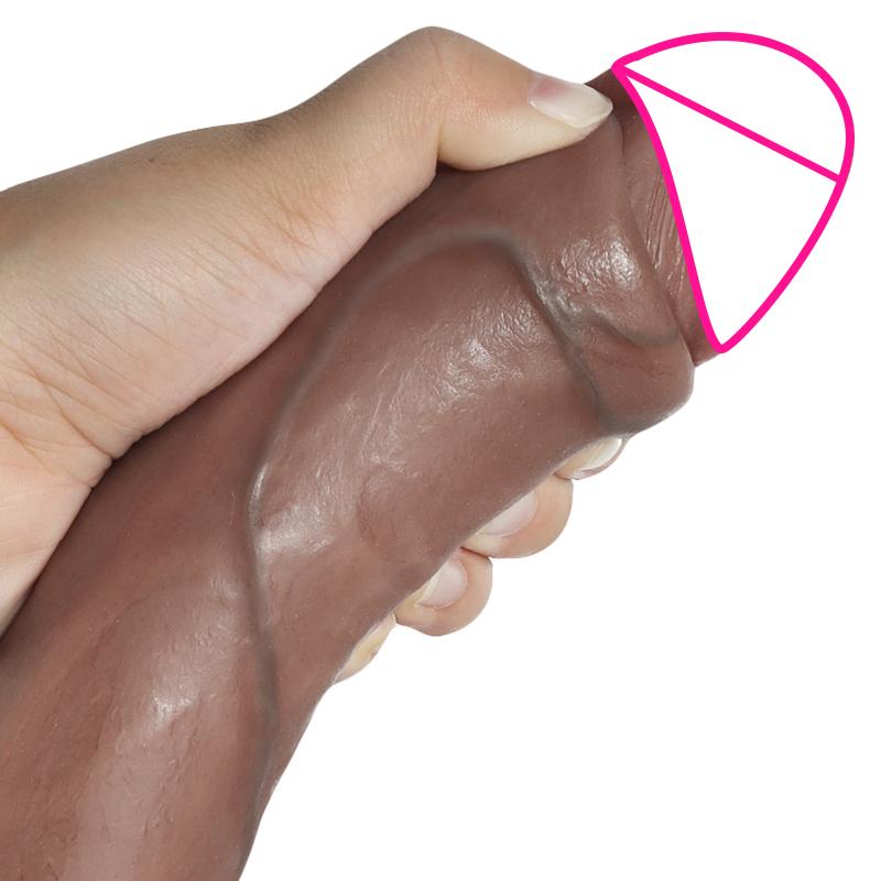 Gigante Realistas Custom Size Adult Sex Toys Silicone Skin Feeling Huge Dildo Xxl For Woman Masterbating