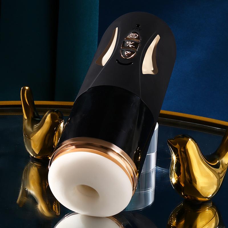 Automatic Suction Vibrator Realistic Masturbating Adult Sex Toys Male Masturbator Cup