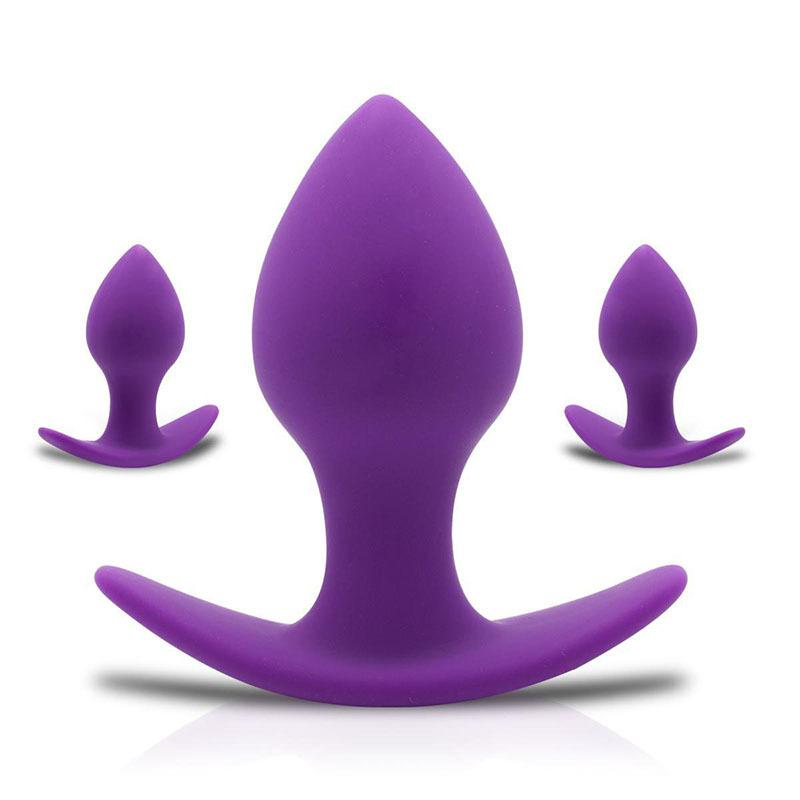 Soft Silicone Anal Butt Plug Vagina Couple Adult Sex Toys For Men And Women