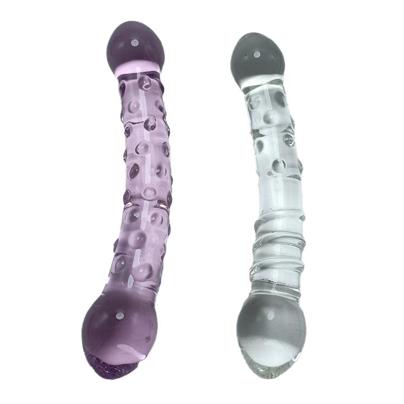 High Quality Glass Sex Toys Crystal Dildos Borosilicate Glass Wand Dildo For Women