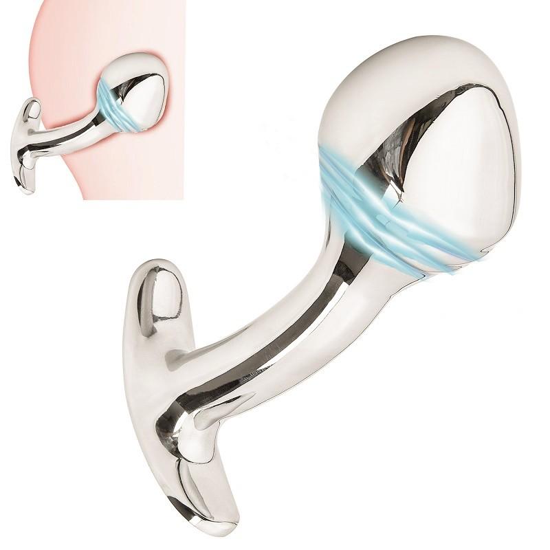 Aluminium Alloy 3 Sizes Anal Plug Prostate Massager Beads Butt Sex Toy For Male