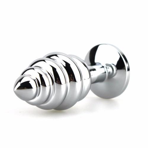 72*29mm 52g 12 Color For Choose Small Size Screw Silver Metal Anal Intruder Plug Steel Butt Sink Plugs Sex Product