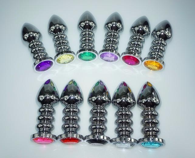 11 Color For Choose Steel Anal Plug Metal Butt Plug Anal Insert Sex Toy