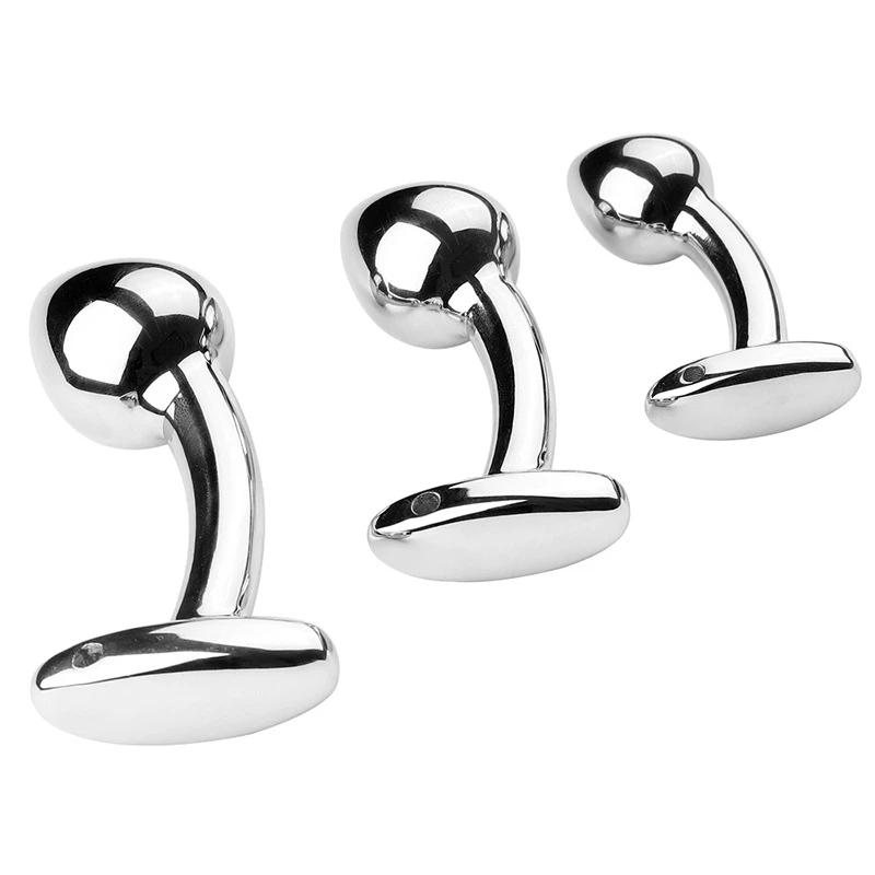 New Metal Rainbow Butt Plug Anal Masturbation Waterproof Prostate Massager For Couple