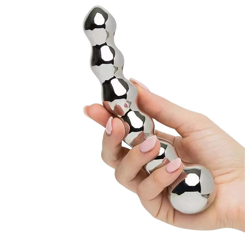 New Stainless Steel Heavy Waterproof Anal Beads Female Male Sexy Toy Butt Plug Prostate Massager For Masturbation