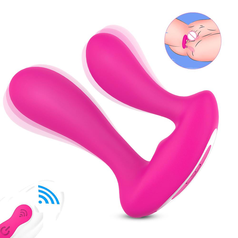  Rechargeable Wireless Remote Control G Spot Anal Wearable Vibrator Sex Toys For Woman Underwear Vibrator