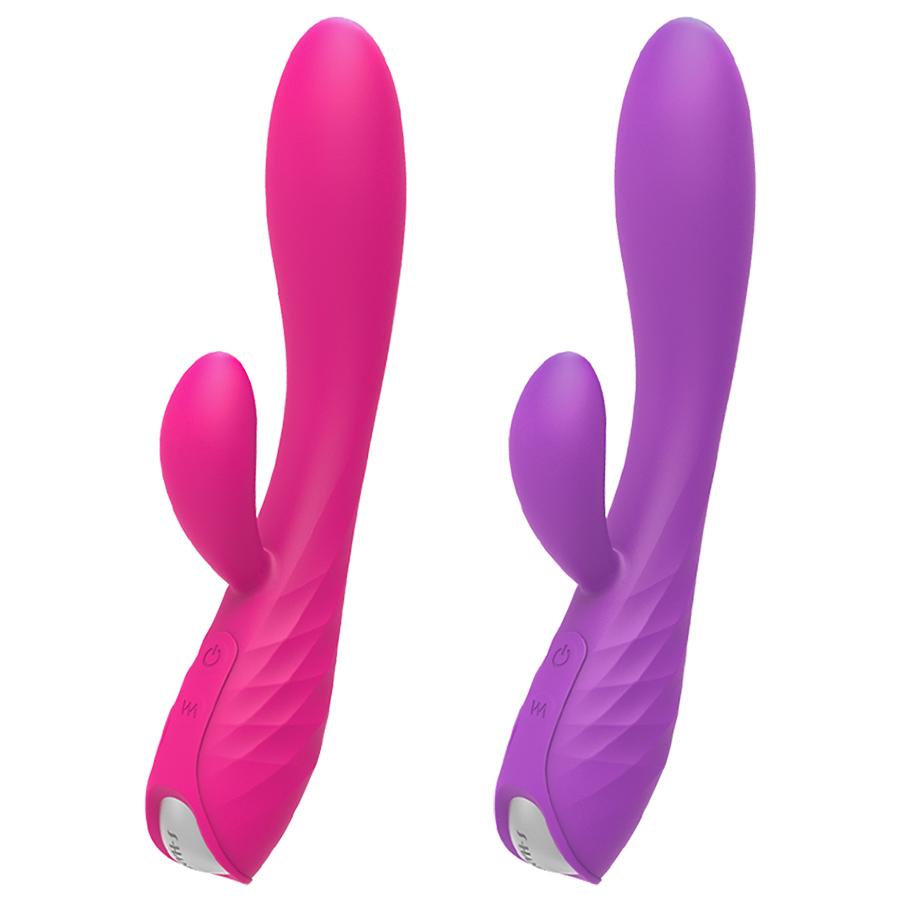 Adult Sex Toy 9 Modes Vibration G-spot Dual Vibrating Stick Waterproof Multi-speed Rabbit Vibrator