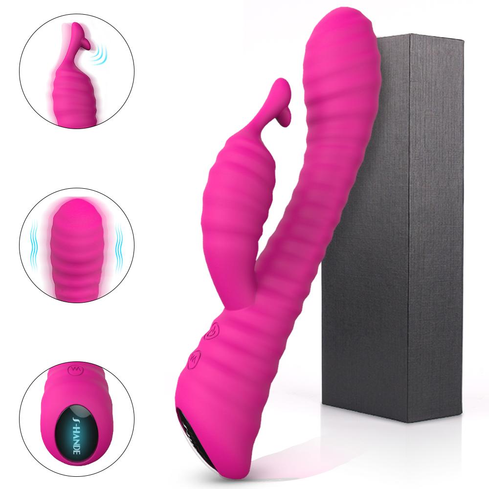  Portable Wand Vibrator Sex Toy Rabbit Vibrator For Women