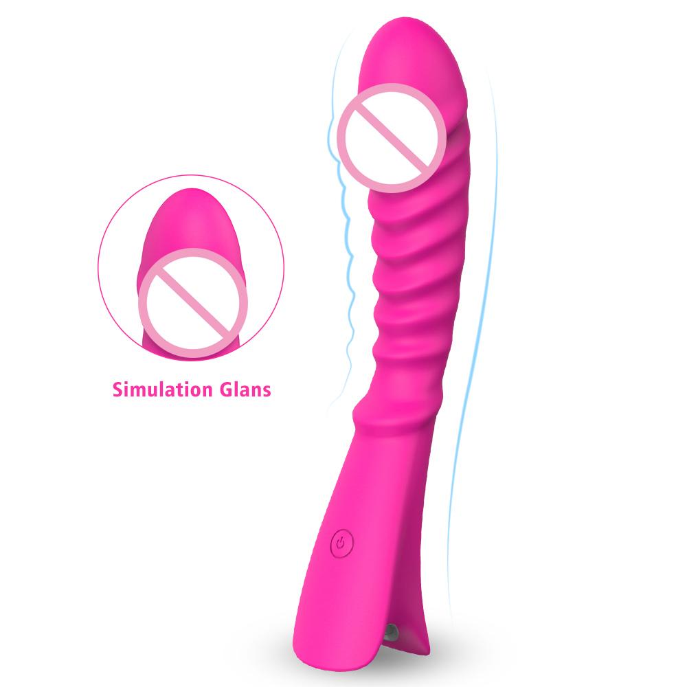 Hot Sale Silicone G Spot 9 Vibration Modes Vibrating Vibrator Sex Toy Women Adult