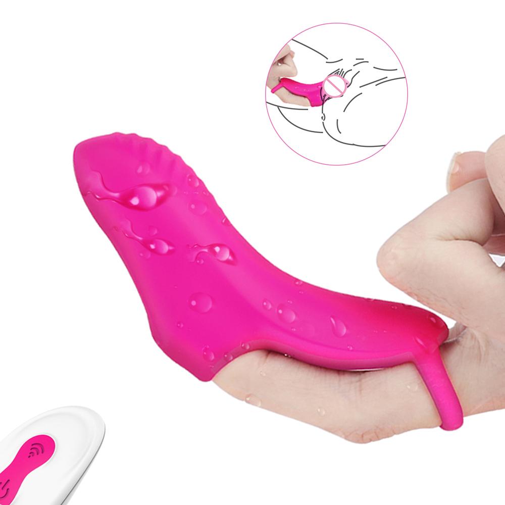  Remote Control Finger Sleeve Vibrator Female Masturbator G Spot Vagina Finger Vibrators For Women Clitoris Stimulator