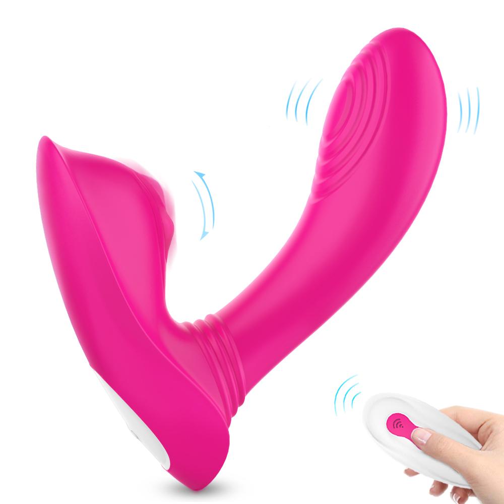  Usb Rechargeable 9 Vibration Vagina And Clitoris Stimulation Remote Wireless Wearable Vibrator For Female Couple