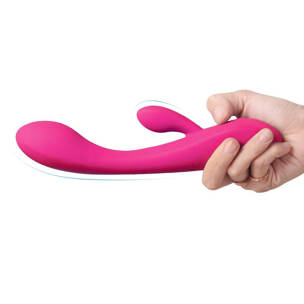 G Spot Dildo Rabbit Silicone Vibrator For Women Dual Vibration Waterproof Female Vagina Clitoris Massager Adult Sex Toy