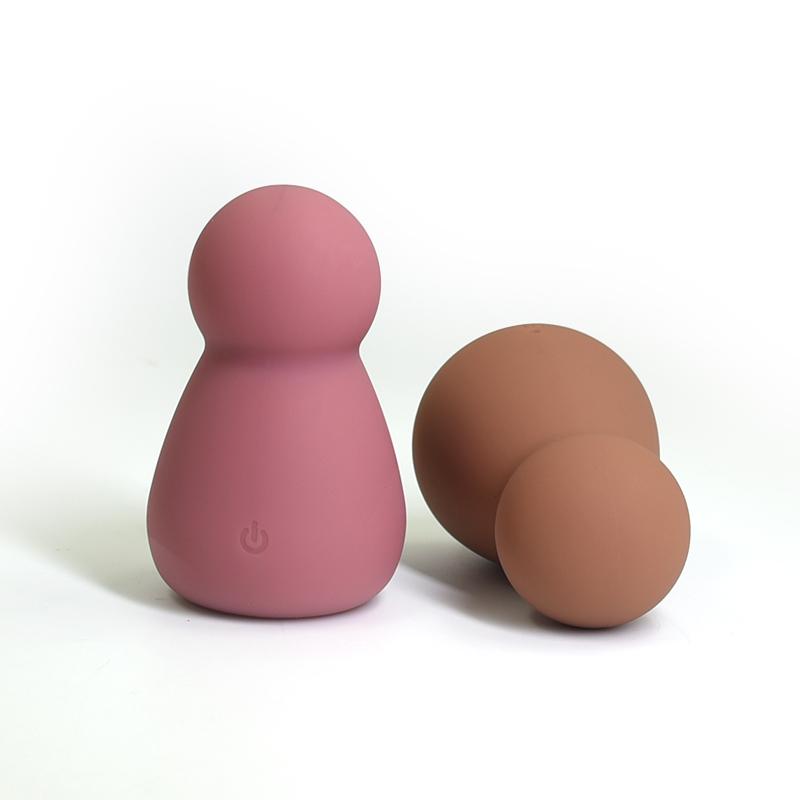 Wosilicone Ball Shape Silicone Vibrator For Women Cute Sex Toy 10 Modes Vibrator Female Clitoris Stimulator Massager