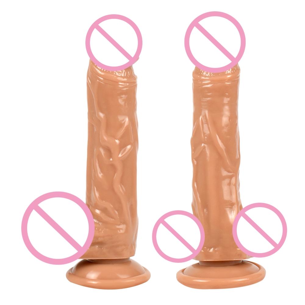 Gelance Gl-g21 21cm 8.26 Inch Body Safe Real Penis Realistic Dildo Sex Toys For Women Adult Product Big Dildos For Female