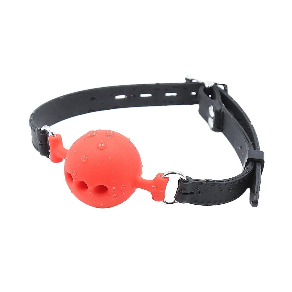 Breathable Spherical Silicone Mouth Plug Silicone Ball Gag For Adult Game Bdsm Toys