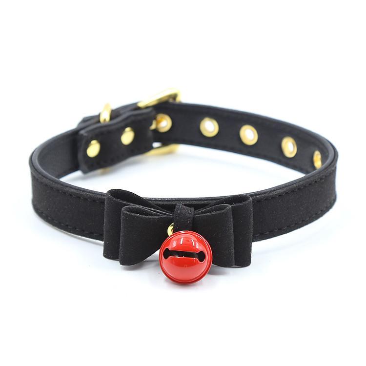 Sm Bondage Bell Choker Collar Necklace For Female