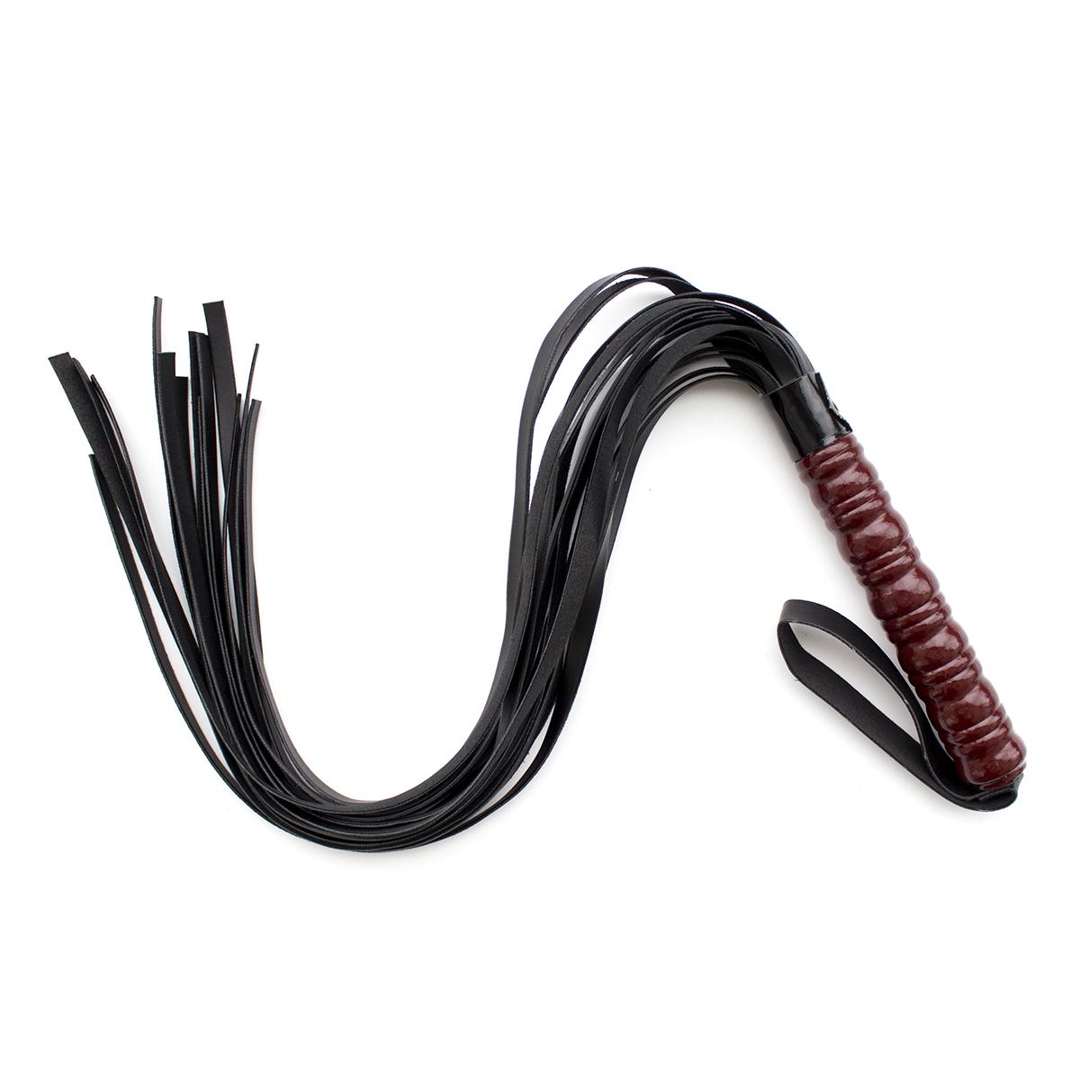 Soft Leather Flogger 18 Sex Toys Bdsm Bondage Whip Adult Toy