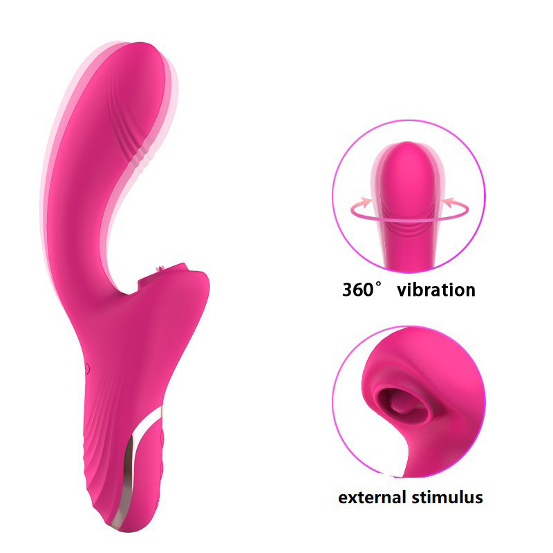  Licking Rabbit Vibrator 2 In 1wand Massage Vibrator Sex Masturbation Clit Stimulator Sex Toy For Women