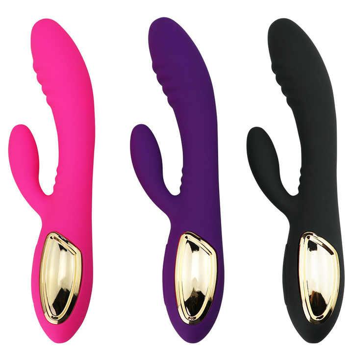  G Spot Anal Massage Double Vibration Rabbit Vibrator Sex Toy For Woman