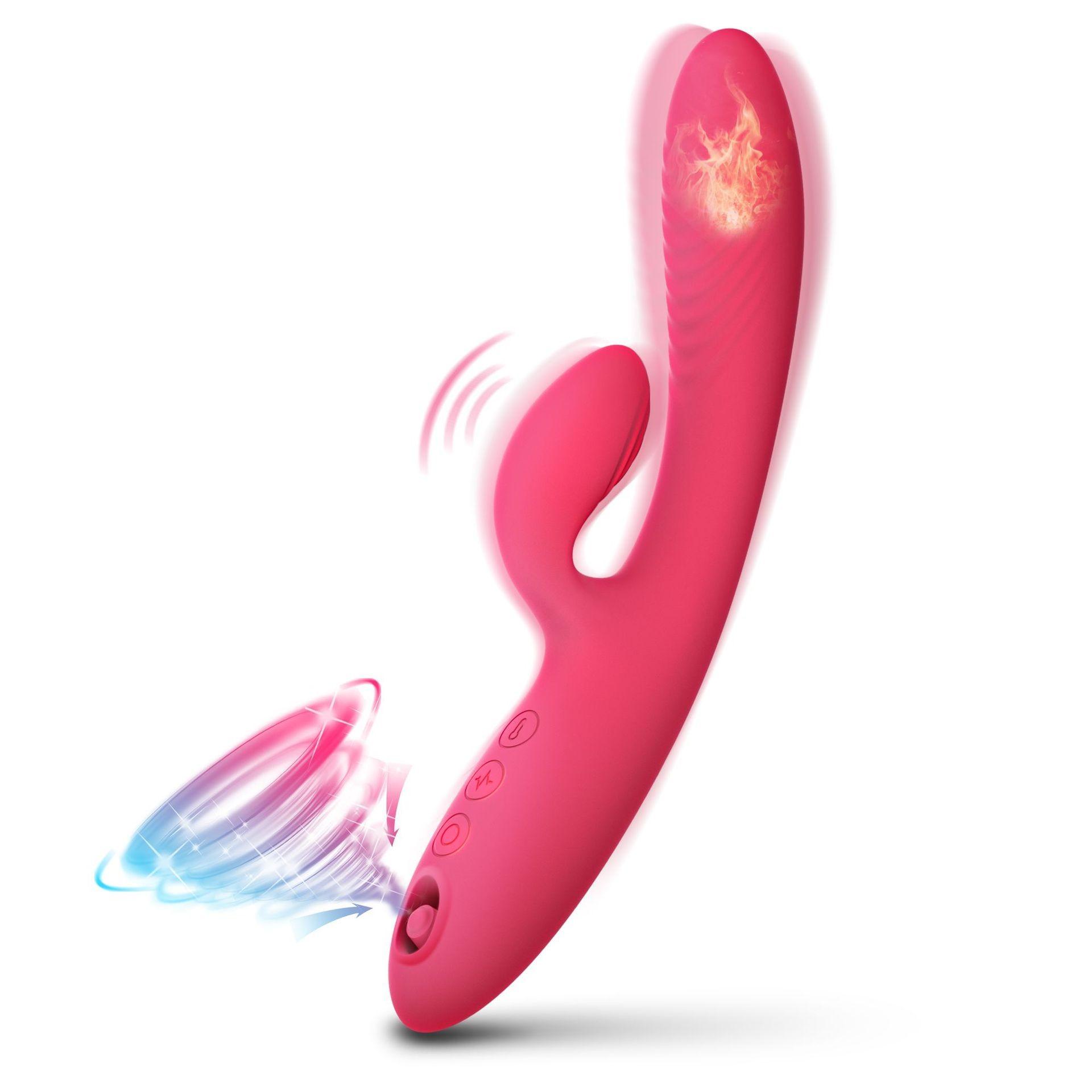  2022 New 3 In 1 Clitoral Sucking Anal Bead G Spot Rabbit Vibrators Sex Toys For Woman