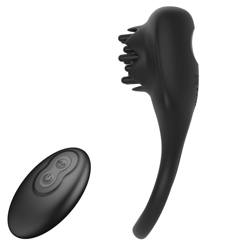 Cock Ring Vibrator with Clitoral Stimulator