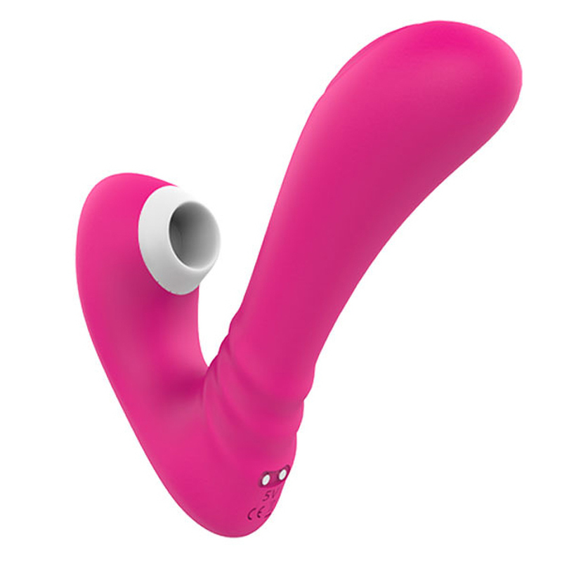 Gray Suction Vibrator