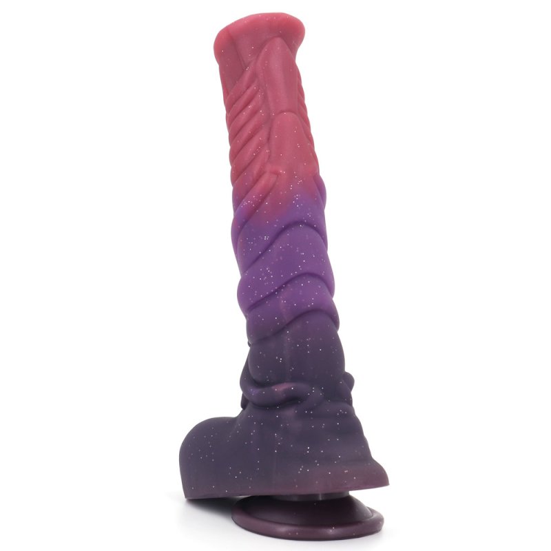 Starry Soft Silicone Fantasy Dildo - J