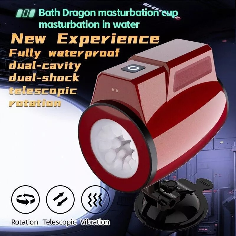 Dual Hole Automatic Male Masturbator