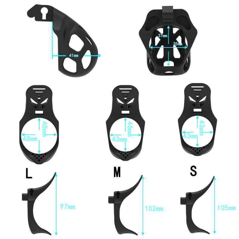 Swallow Tail Chastity Cage Device