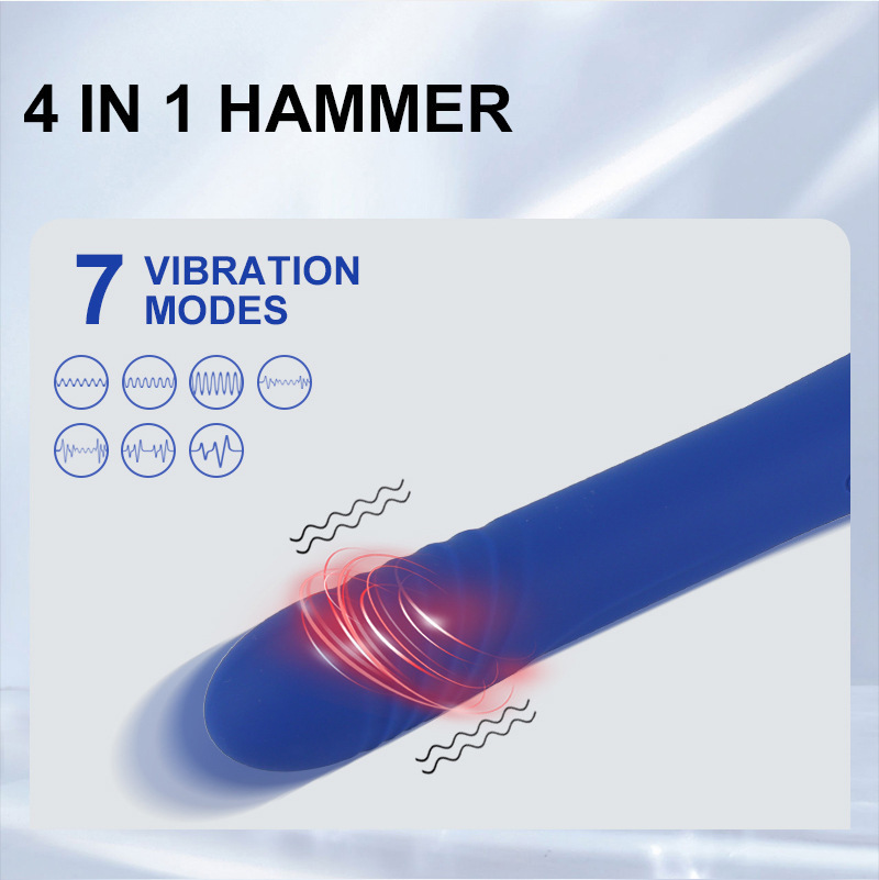 Hammer vibrator suction+extension