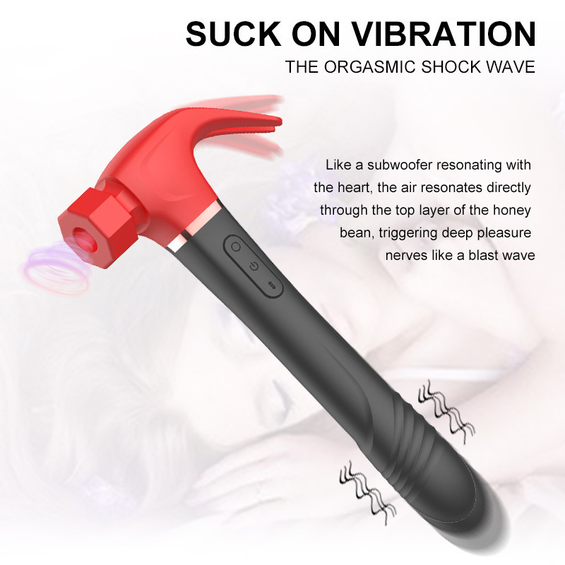 Hammer vibrator suction+extension