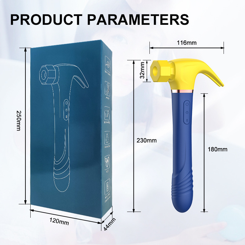 Hammer vibrator suction+extension