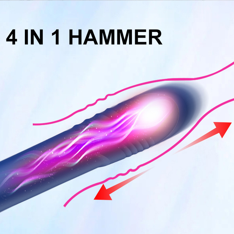 Hammer vibrator suction+extension