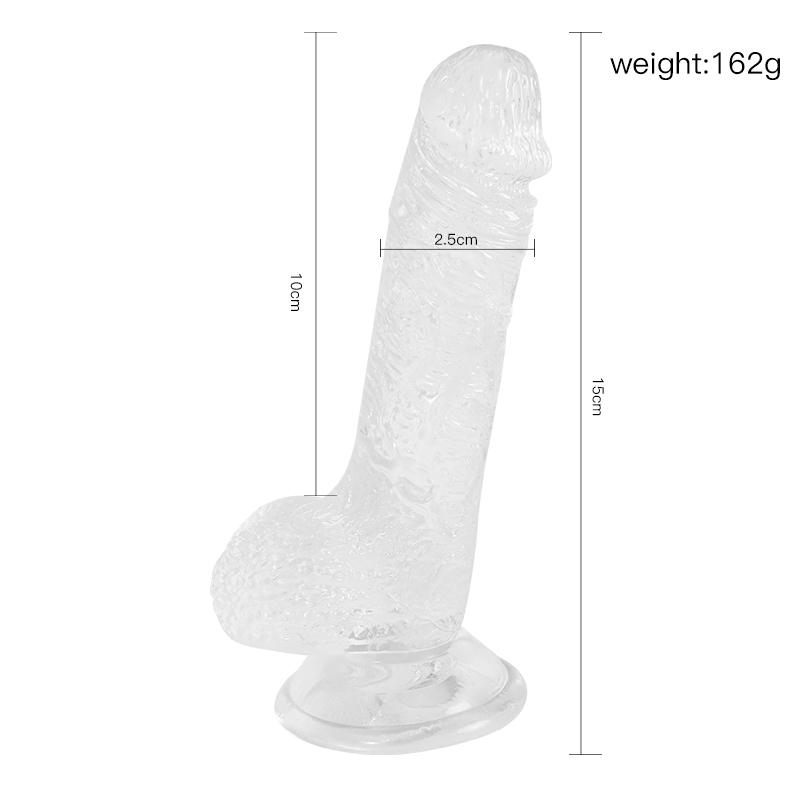 Transparent dildo TPE material - True stem