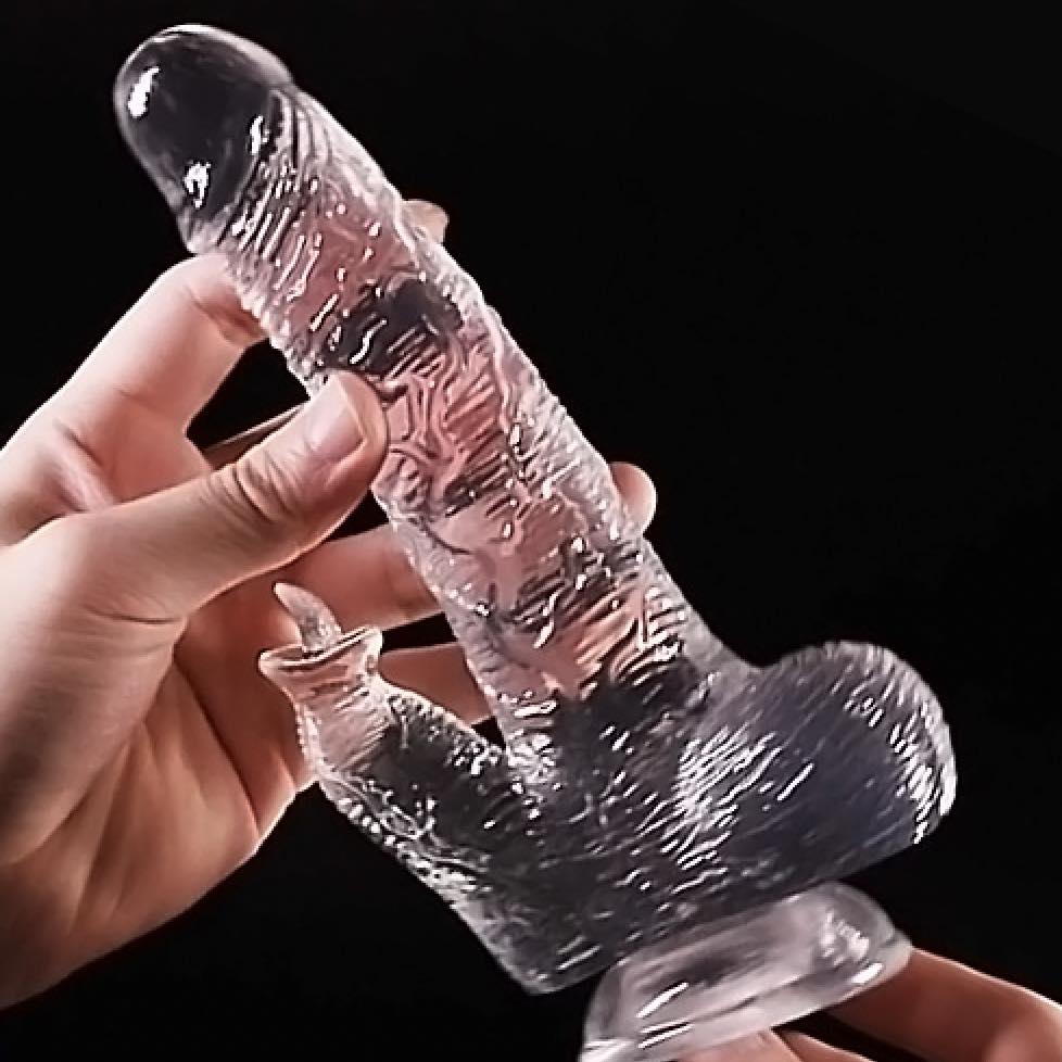 Transparent dildo TPE material - QL