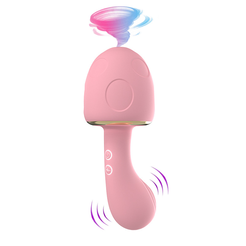 Mushroom Head Toy Female Masturbator Heating and Vibration