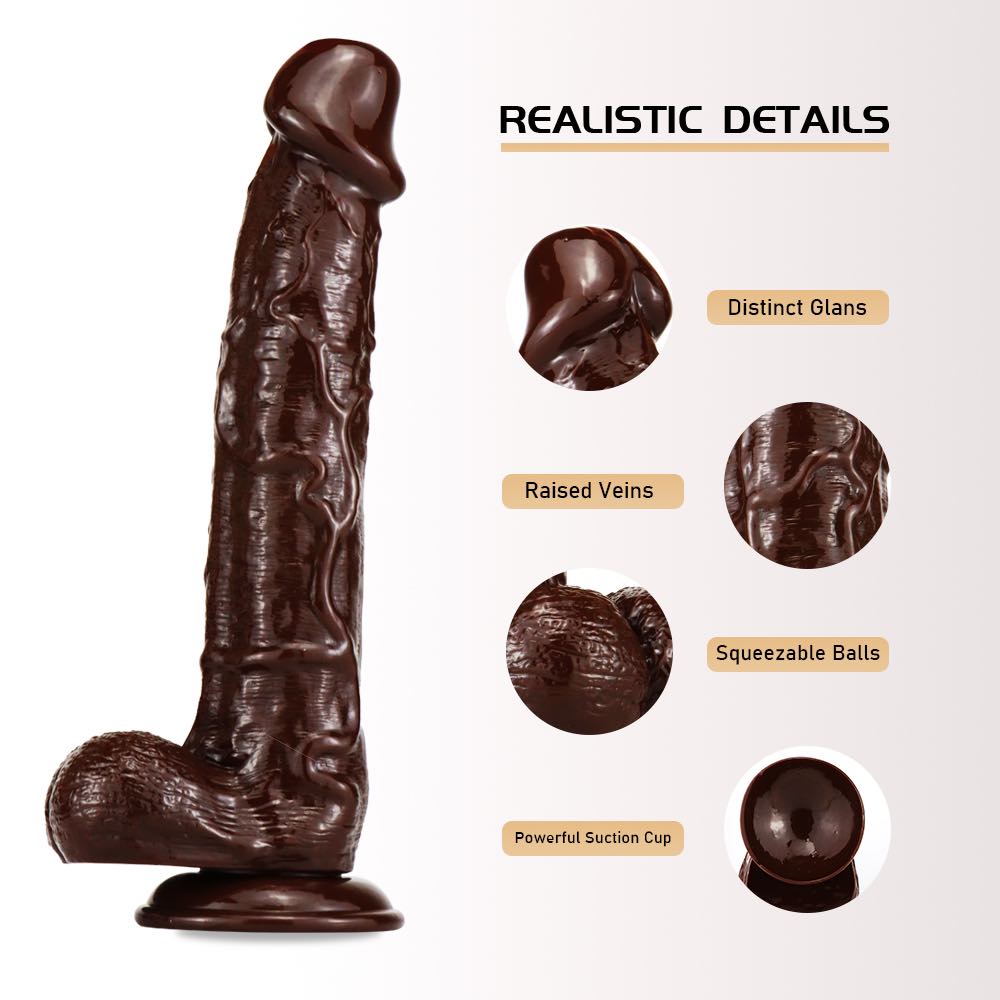 10.4 inch Realistic Dildo Huge Penis - PVC